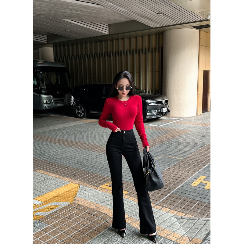 ÁO THUN TRƠN TAY DÀI - A05226