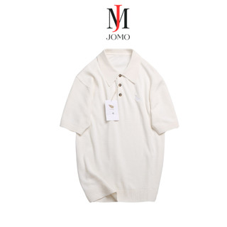 Áo polo nam cao cấp white leaf jomo pl2312016w vải dệt kim nhun, co giãn 4 chiều