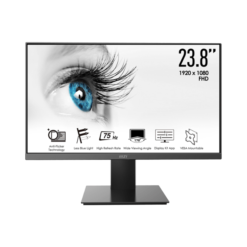 Màn hình MSI Pro MP241X (23.8 inch/FHD/VA/75Hz/8ms) AdaptiveSync - DisplayKit - Hàng Chính hãng | BigBuy360 - bigbuy360.vn