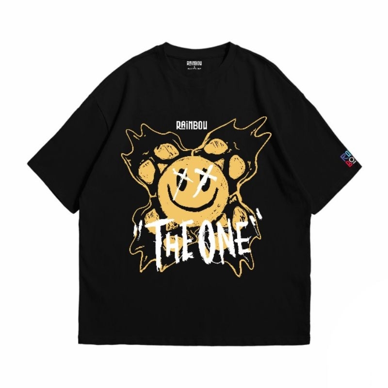 Áo thun cotton oversize full size hình mặt cười