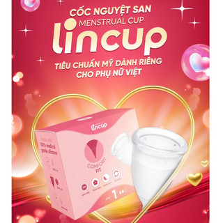 PQS - Cốc nguyệt san Lincup Mỹ (tặng dd Lincare)