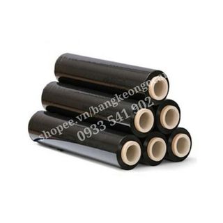 Màng pe đen 50cm 2kg/ cuộn lõi nhẹ mỏng 300gram