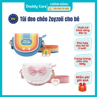 Túi xách đeo chéo cho bé Zoyzoii Kid's Messenger Bag, Ví da cao cấp cho bé B22