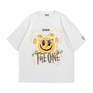Áo thun cotton oversize full size hình mặt cười