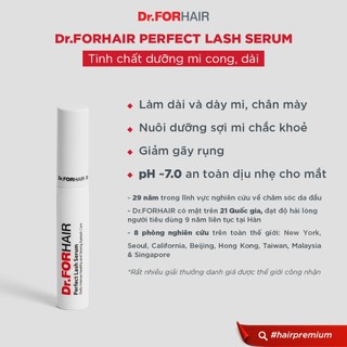 Tinh Chất Dưỡng Mi Giúp Mọc Dài Và Dày Dr.FORHAIR PERFECT LASH SERUM 8ml