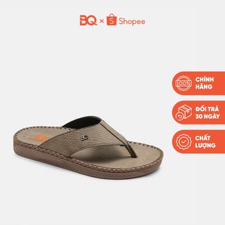 Dép da nam xỏ ngón đế trũng trẻ trung BQ D AV33