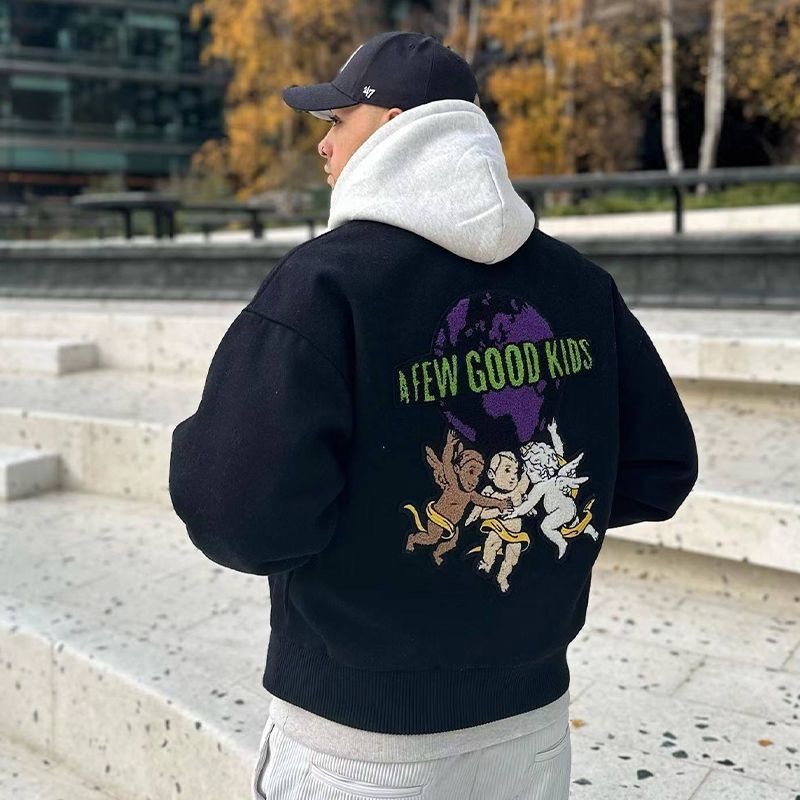 (BB136) Áo khoác varsity BABY ANGEL