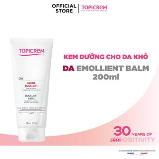 Kem dưỡng giúp làm êm dịu da dành cho da khô và da cơ địa - TOPICREM AD Emollient Balm 200ml