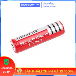 Pin sạc lithium 18650 4200mAh 4.2V dùng cho các thiết bị điện, đèn pin cầm tay, quạt sạc