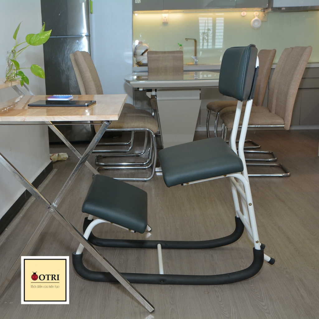 Ghế Hỗ trợ sức khỏe Pose OTRI (ghế quỳ - kneeling chair) giảm áp lực cột sống tuyệt đối giúp kiến tạ
