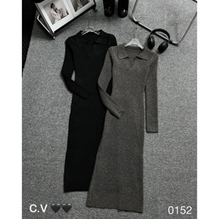  Váy len dáng dài cổ đức đông 2025 QCCC  sẵn hàng  