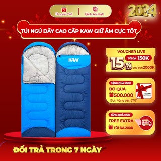 Túi ngủ văn phòng Kaw Trọng Lượng 1.3kg, Dày Dặn, Gấp Gọn, Phù Hợp Du Lịch, Cắm Trại, Dã Ngoại