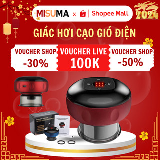 Máy giác hơi điện misuma giúp giảm đau nhức toàn thân - dụng cụ cạo gió cầm tay massage lưu thông khí huyết