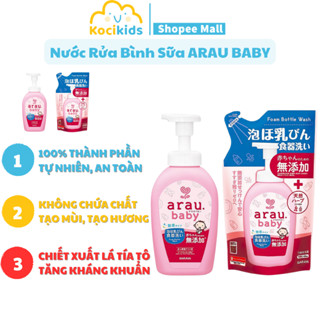  Nước rửa bình sữa ARAU BABY Chai 500ml-Túi 450ml 