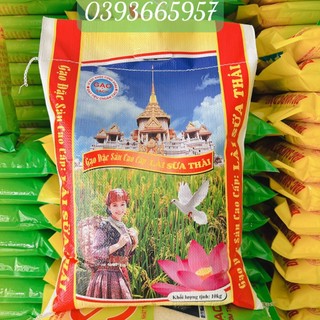 Gạo Lài Sữa Thái Bao 10kg