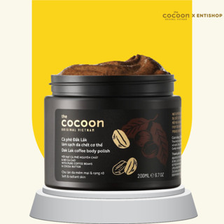 [1 tặng 1] Tẩy tế bào chết Body cà phê Đắk Lắk Cocoon cho làn da mềm mại và rạng rỡ 200ml