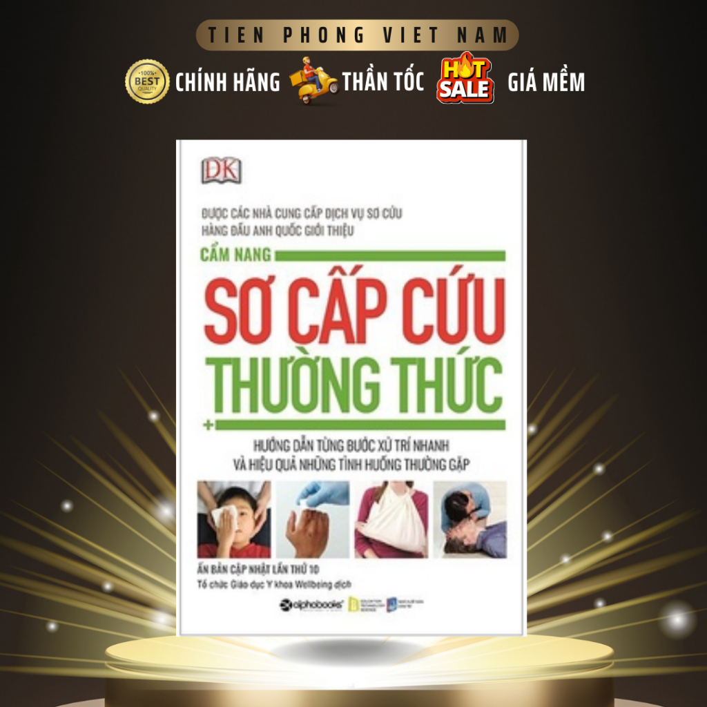Sách - Cẩm Nang Sơ Cấp Cứu Thường Thức - AlphaBooks