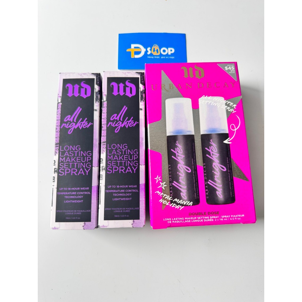 Xịt khoá nền giữ lớp make up Urban Decay All Nighter 118ml