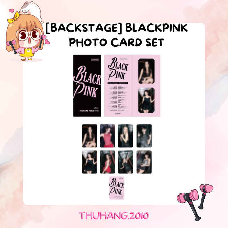 thuhang.2010 - [OFFICIAL] Ảnh BLACKPINK OFFICIAL PHOTO CARD SET - BORN PINK WORLD TOUR FINALE CONCERT IN SEOUL