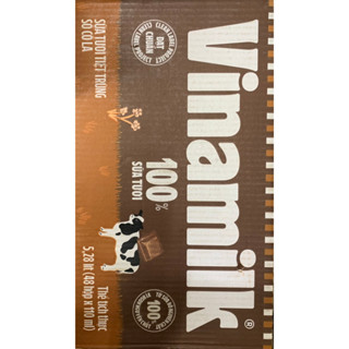 Thùng 48 hộp Sữa tươi tiệt trùng Vinamilk 100% Sôcôla 110ml