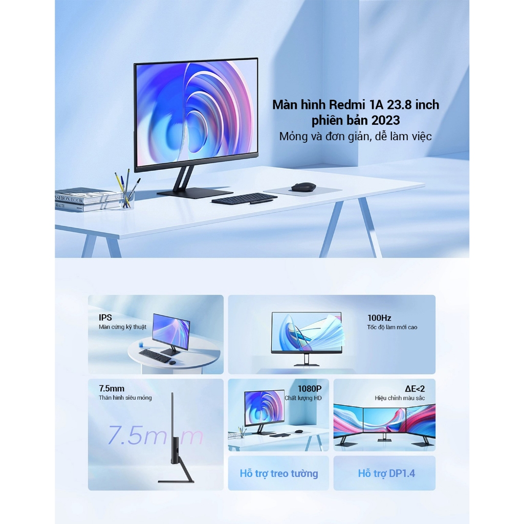 Màn Hình Máy Tính PC Xiaomi Redmi Monitor A24 23.8inch Phiên Bản Mới / A27 27inch  [Hàng Chính Hãng -Bảo Hành 12 tháng] | BigBuy360 - bigbuy360.vn