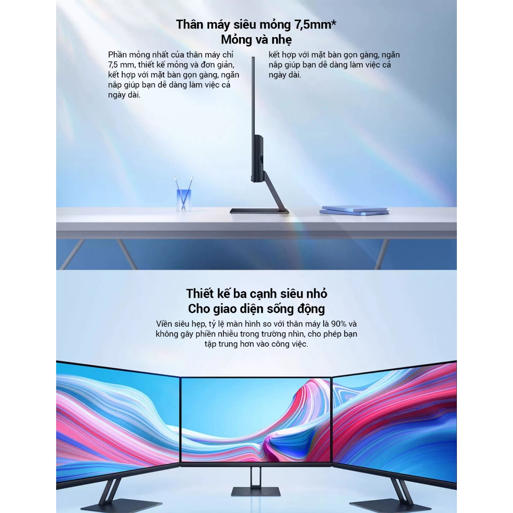 Màn Hình Máy Tính PC Xiaomi Redmi Monitor A24 23.8inch Phiên Bản Mới / A27 27inch  [Hàng Chính Hãng -Bảo Hành 12 tháng] | BigBuy360 - bigbuy360.vn