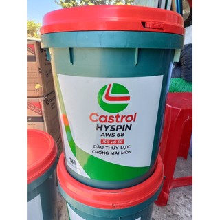 Nhớt thuỷ lực Castrol Hyspin AWS68 18L hàng chính hãng