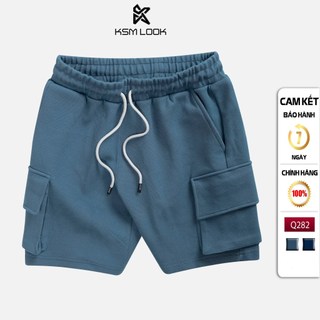 Quần Short Đùi Túi Hộp Ngắn Nam KSM LOOK Vải Dày Dặn Mặc Mát Phom Ngắn Trên Gối Trẻ Trung Rẻ Đẹp Q282