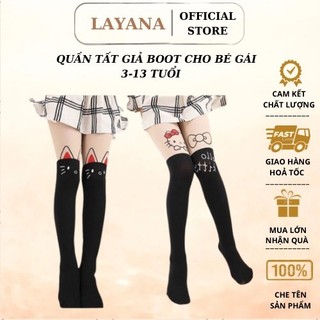 Quần tất giả boots LAYANA hình đáng yêu cho bé, có size 3-13 tuổi_Layana Store