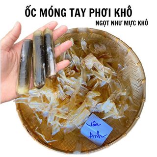 Ốc móng tay khô - khô ốc móng tay- ngọt như mực khô- ốc to không mặn đặc biệt
