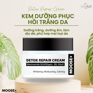 Kem dưỡng phục hồi trắng da moose detox repair cream Lọ 30ml