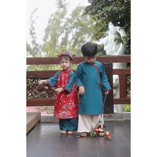 Áo dài bé trai - gái- hương tết