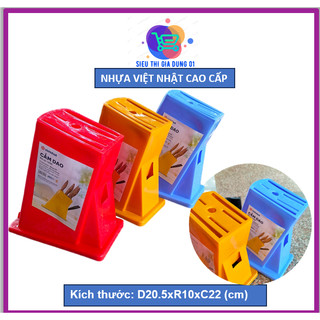 Hộp cắm dao nhà bếp nhựa việt nhật đẹp 1350 - ống đựng dao kéo tiện lợi