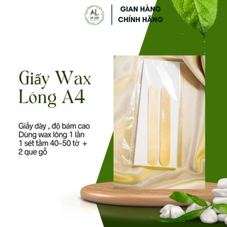 Sét giấy và 2 que wax / chất liệu giấy a4