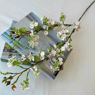 Cành Tuyết Mai 3 nhánh .hoa giả sieu xinh.10 cành