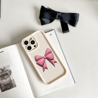 C2048 C2049 Ốp lưng basic Nơ hồng