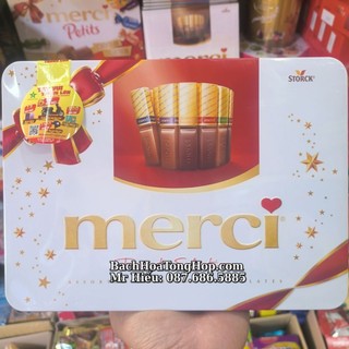 [Hỏa Tốc] Socola Merci hộp sắt 500g