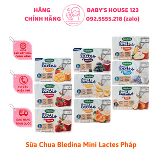 Sữa Chua Bledina Pháp Nhiều Vị Cho Bé Từ 6 Tháng - Lốc 6 Hộp