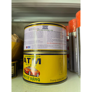  bả matit trám vết trầy màu vàng giành cho xe ATM 1kg 