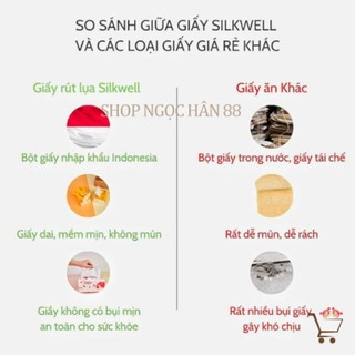 Giấy ăn rút lụa Silkwell bịch 280 Tờ