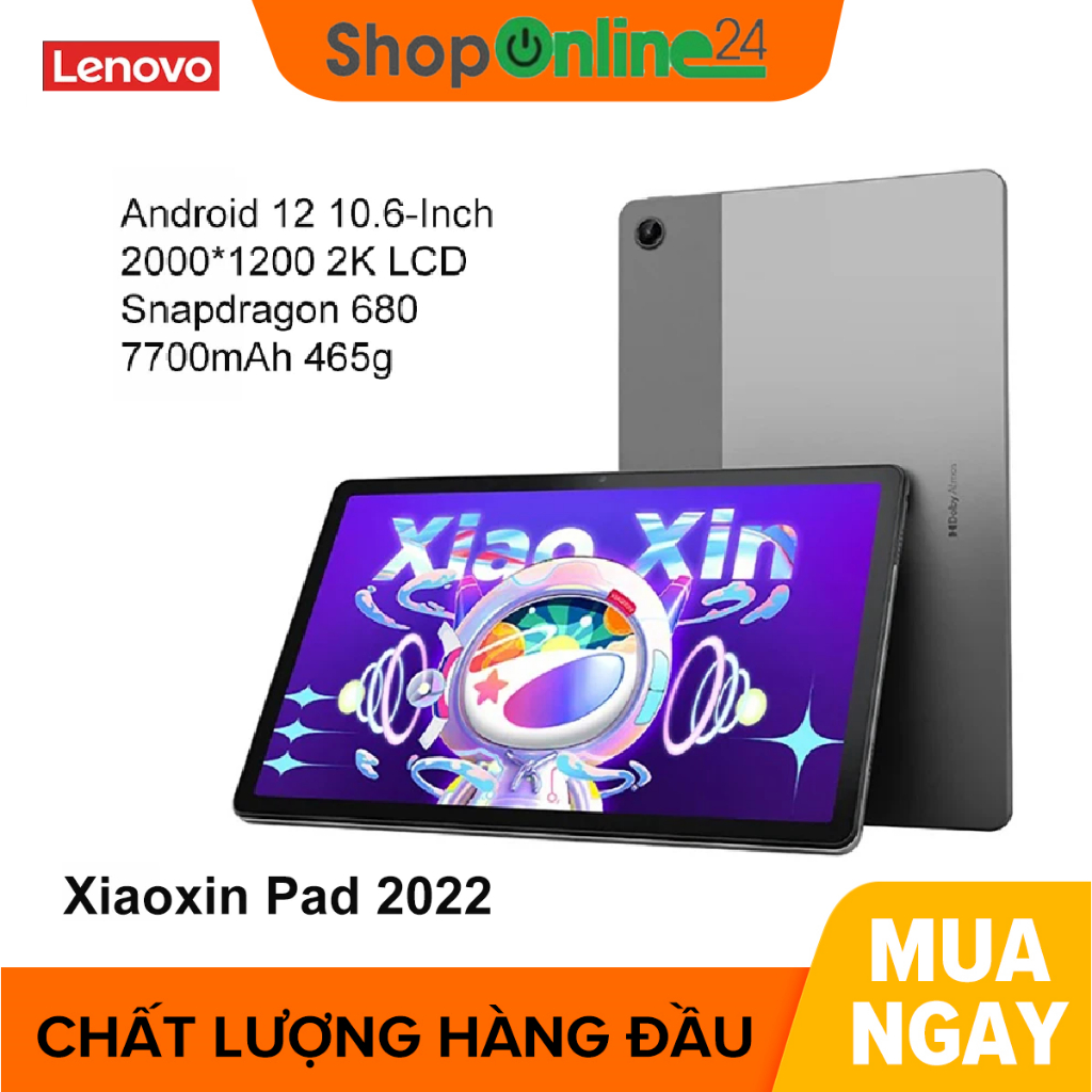 Máy tính bảng Lenovo Xiaoxin Pad 2022 Snap 680- Nhập khẩu