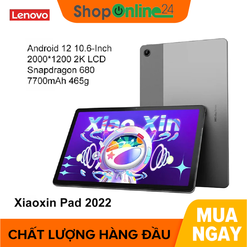 Máy tính bảng Lenovo Xiaoxin Pad 2022 Snap 680- Nhập khẩu | BigBuy360 - bigbuy360.vn