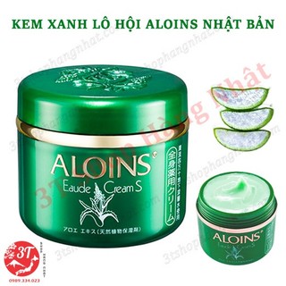 Kem xanh dưỡng da toàn thân Lô hội Aloins Eaude Cream S - Nhật Bản