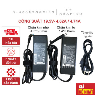 Sạc laptop hp 19.5v - 4.62a chân kim nhỏ / hp 19.5v - 4.74a chân kim to - sạc hp - sạc máy tính hp