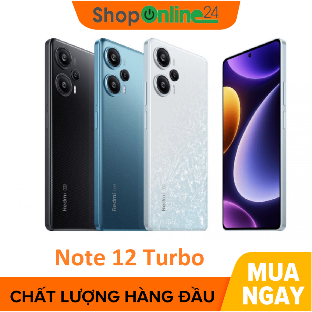 Điện thoại Xiaomi Redmi Note 12 Turbo (Snapdragon 7+ Gen 2) - Hàng nhập khẩu