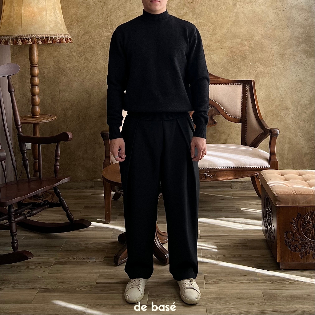 Áo Len Cao Cổ - Turtleneck Sweater - De Basé