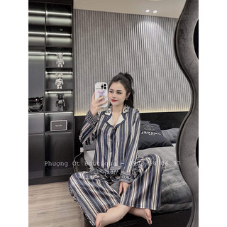 XẢ PYJAMA TẾT ĐỒ BỘ LỤA XƯỚC TK SANG