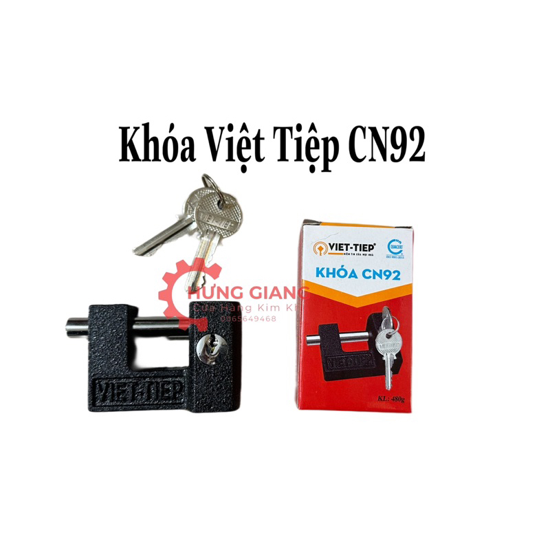 Ổ Khoá Việt Tiệp Cầu Ngang CN92, Khoá Việt Tiệp Chính Hãng