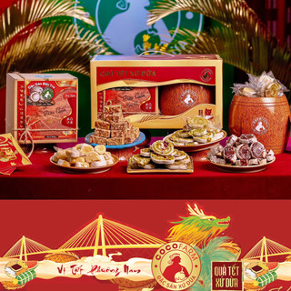 Hộp Kẹo Dừa Cuộn Ngũ Vị Cocofarm