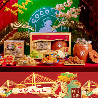 Hộp Kẹo Dừa Sáp Ngũ Vị Cocofarm